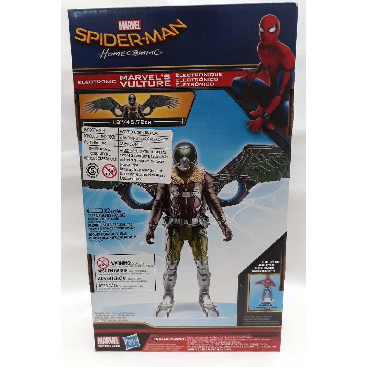 Hasbro c0701 Titan electrónico Hero Marvel/'s Vulture 30 cm figura de acción nuevo