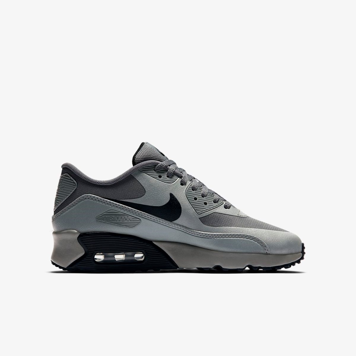 W Tenis Nike Air Max 90 Ultra 2.0 Le Gris #3.5 Y 4 Env Grati NIKE AIR MAX 90 ULTRA GRIS