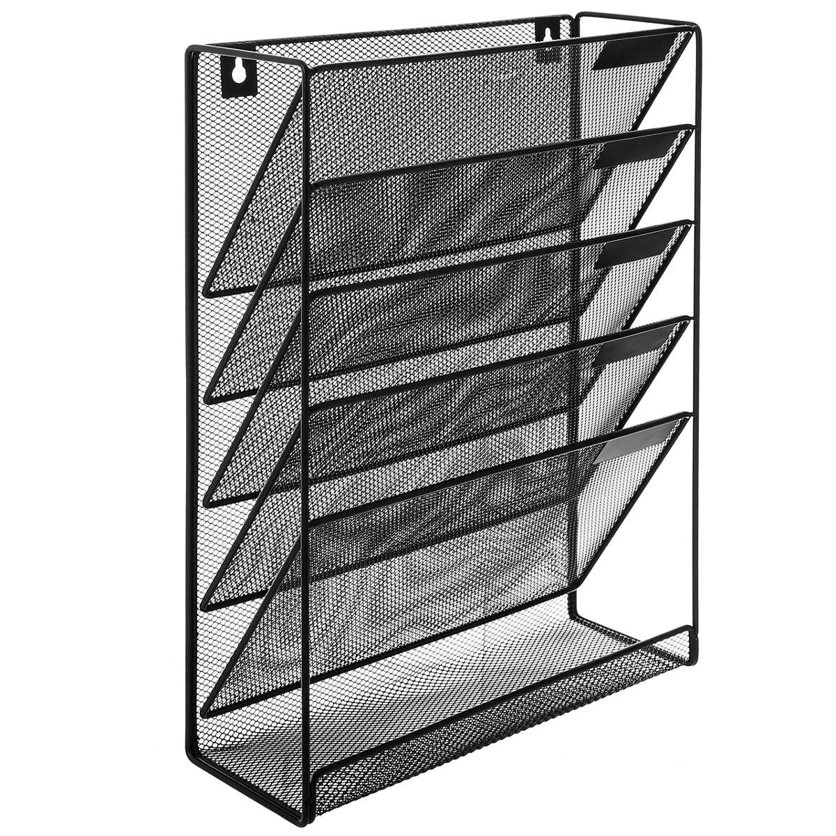 Wall Mounted Magazine Rack 5 Slot Hanging Doent Filing Slot Hanging Doent Filing