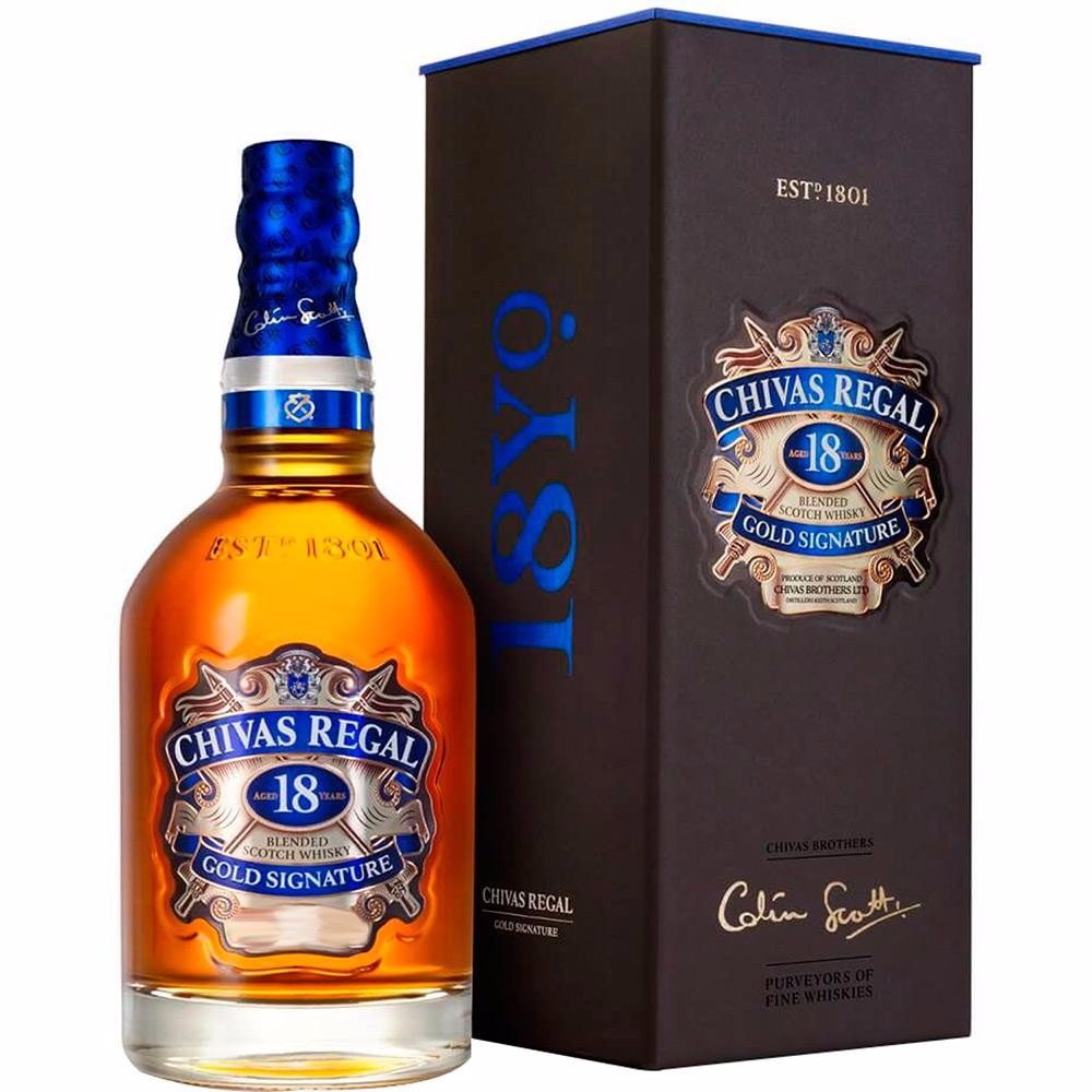 Whisky Chivas Regal 18 Anos 750ml Original Scotch Blend40