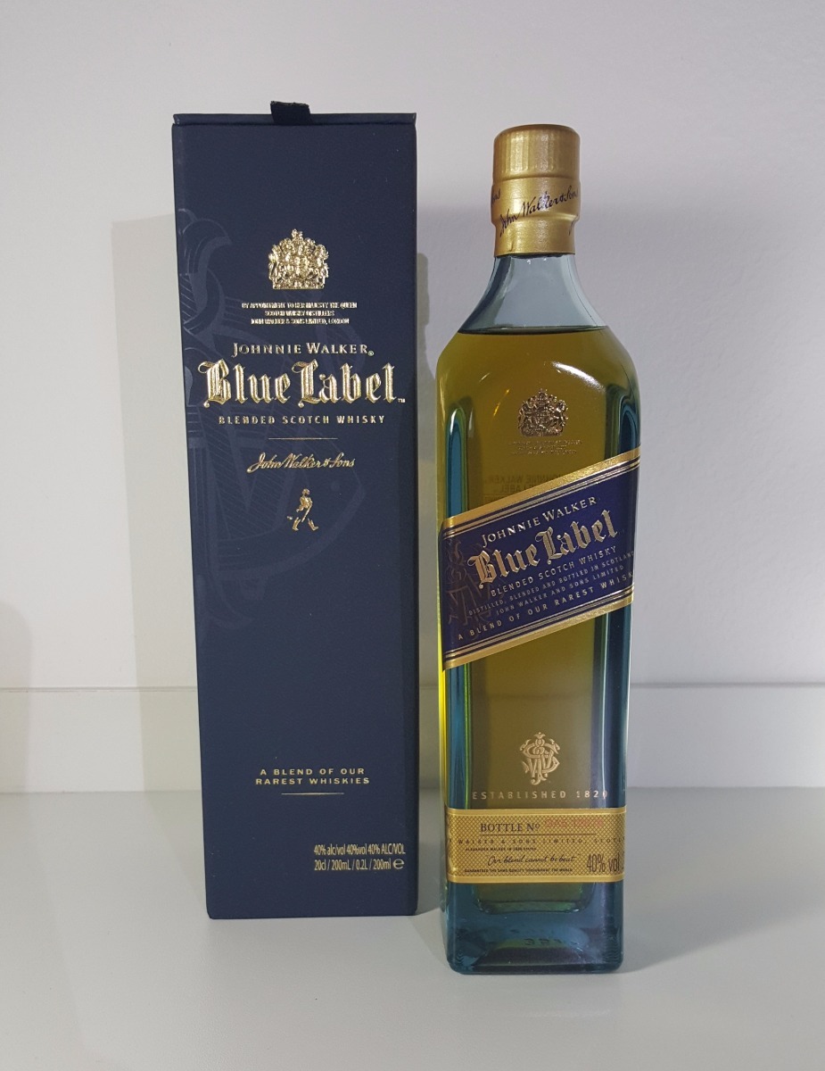 Conjunto 2 Whisky Johnnie Walker Blue Label 200ml - R$ 529
