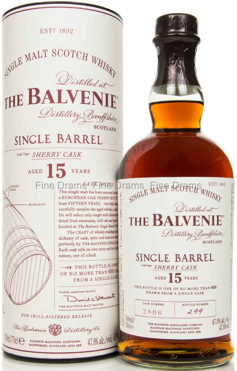 Balvenie 15 Jahre Single Barrel Sherry Cask