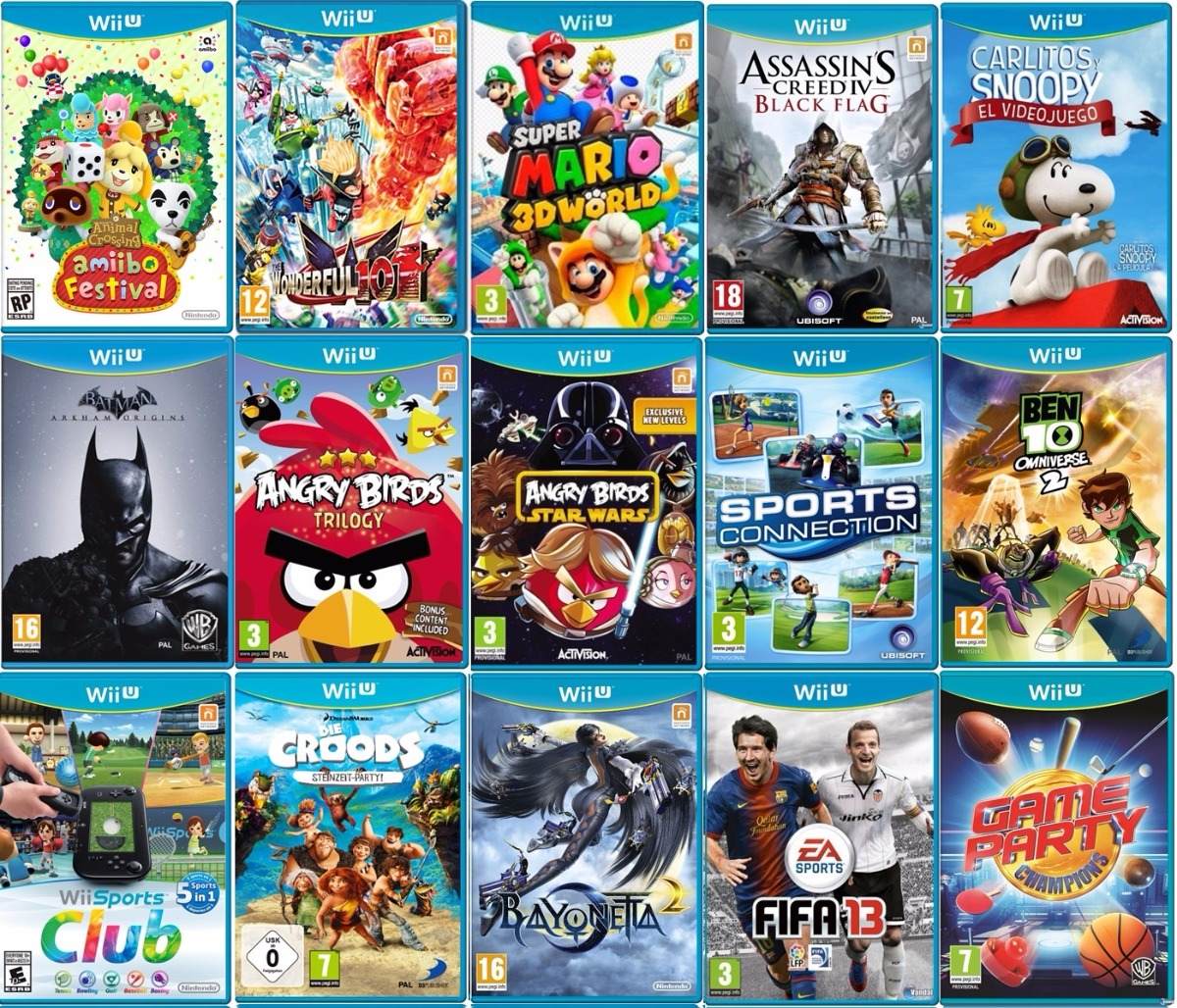 Nintendo Wii U 500gb 90 Wiiu Juegos Mejor Que Switch ...