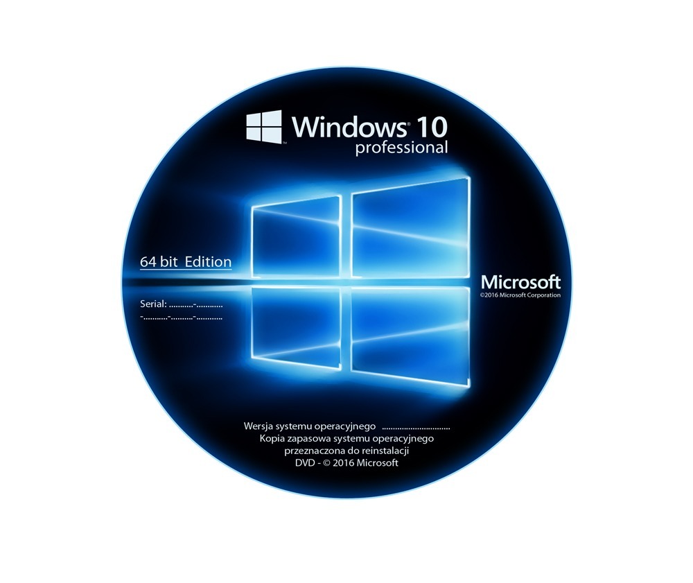 Windows 10 Pro 64 Bits Formato Dvd Licencias 1 Pc 2
