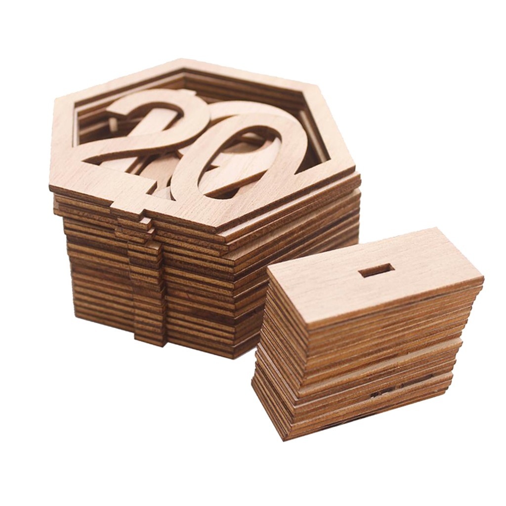 Wooden Table Numbers 1 20 Set Decoration Party Ornaments Wed Wooden Table Numbers 1 20 Set Decoration Party Ornaments Wed Cargando Zoom