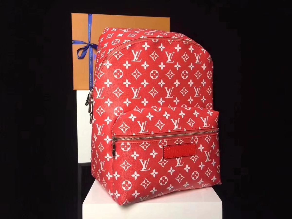 Wow¡¡ Hermosa Mochila Backpack Louis Vuitton Supreme - $ 7,350.00 en Mercado Libre