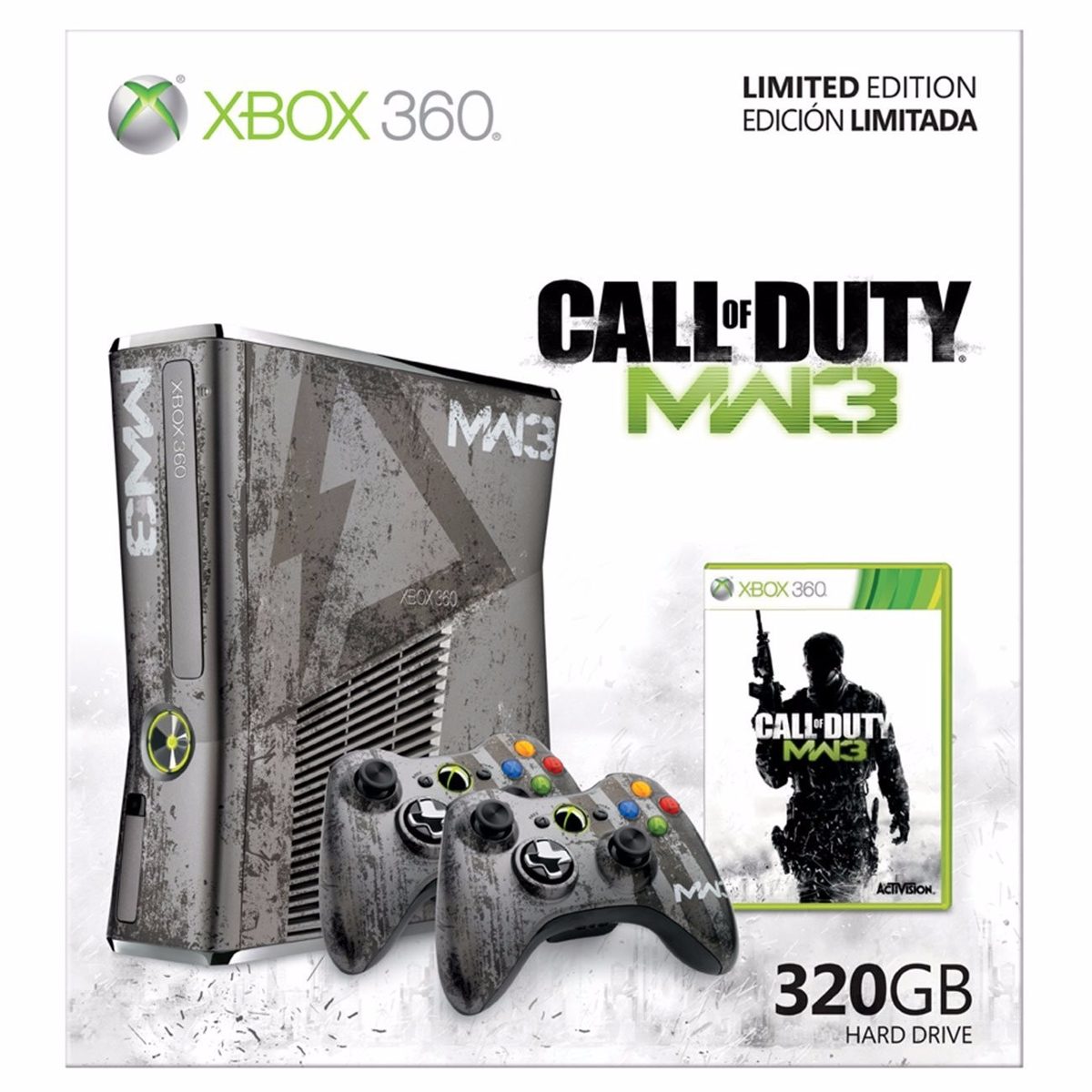 Xbox 360 Limited Edition Call Of Duty Modern Warfare 3 Bue  $ 17,899.