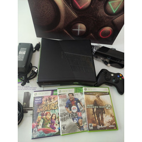 Xbox 360 Slim S 4gb + Kinect + Joystick + 3 Juegos