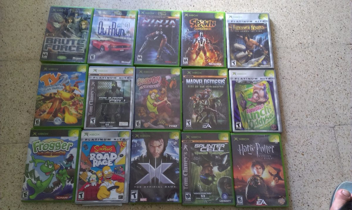 Mega Pack De Juegos De Xbox Clasico Originales Buen Estado ...