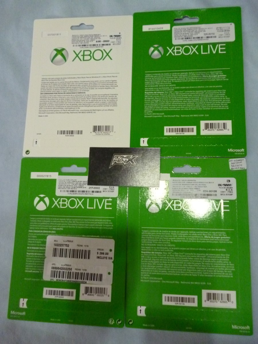 Membresía Gold 3 Meses Para Xbox One O Xbox 360. Game ...