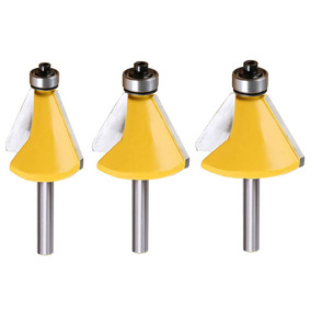 30 Degree Bevel Edge Forming Router Bit Yonico 13914q 1//4/" Shank