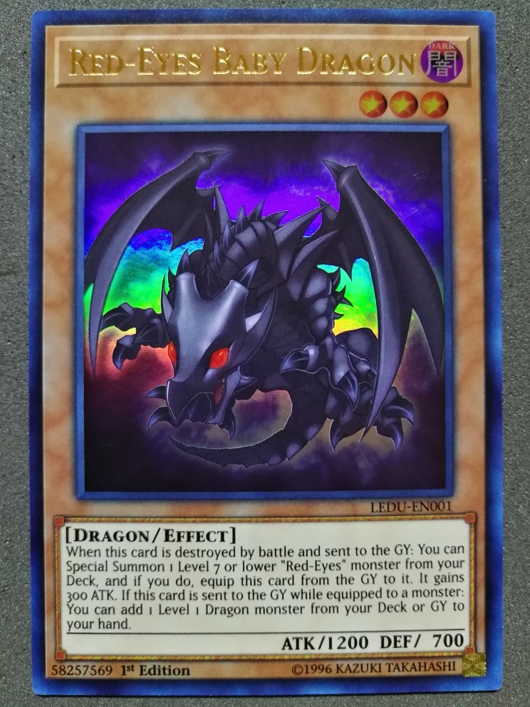 Yugioh Red Eyes Baby Dragón / Dragon Bebe De Ojos Rojos Yugioh Red Eyes Baby Dragón / Dragon Bebe De Ojos Rojos