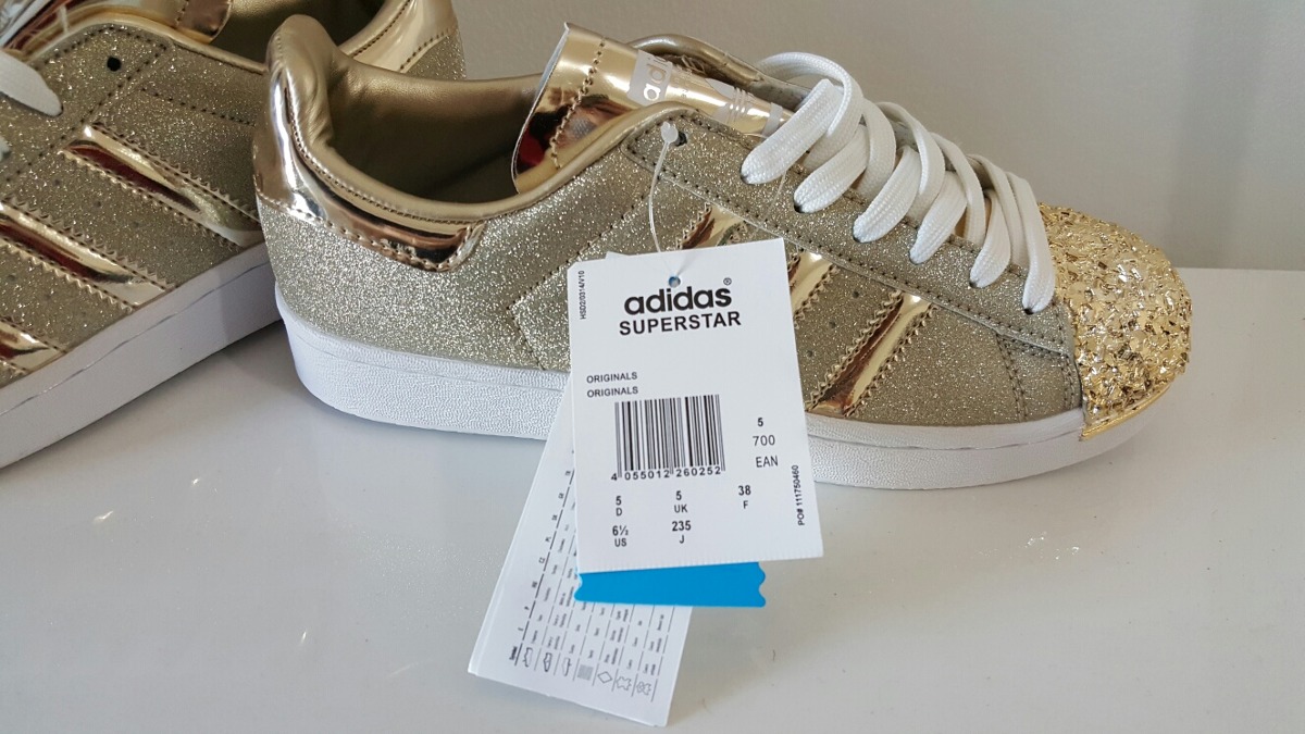 adidas superstar doradas nina