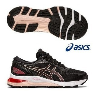 Zapatilla Asics Gel Nimbus 21 Running Mujer Negra/coral Zapatilla Asics Gel Nimbus 21 Running Mujer Negra/coral