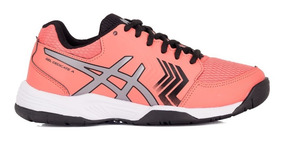 Zapatilla Asics Tenis Mujer Gel Dedicate 5 Salmon Ras Zapatilla Asics Tenis Mujer Gel Dedicate 5 Salmon Ras