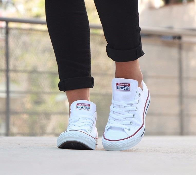 converse all star blancas mujer