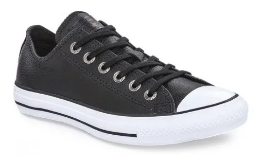 converse chuck taylor all star cuero negro converse chuck taylor all star cuero negro