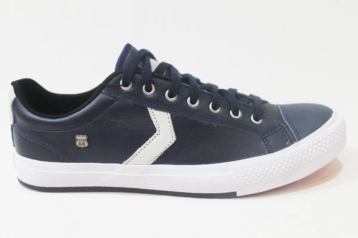 zapatillas de cuero hombre