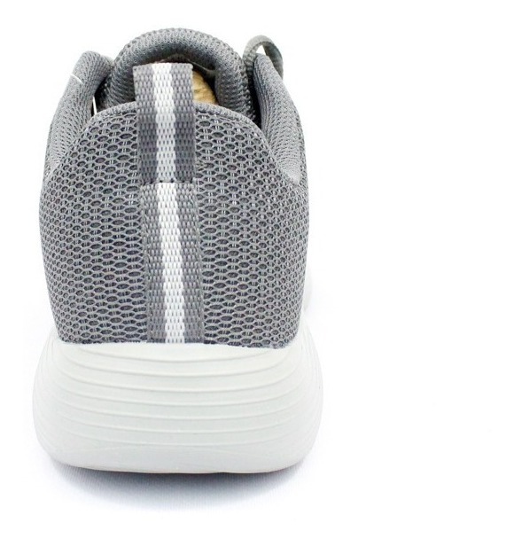 skechers lace up sneakers mujer gris