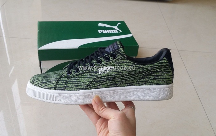 puma basket tiger mesh