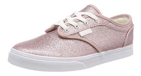 vans rosadas con brillo