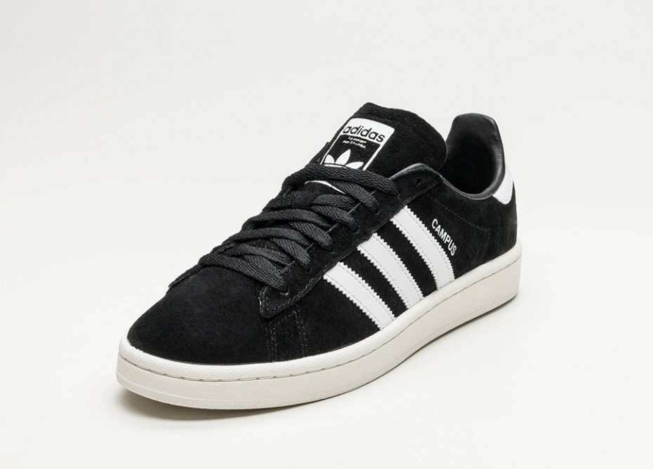 adidas campus negro hombre