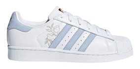 zapatillas adidas superstar mujer con flores