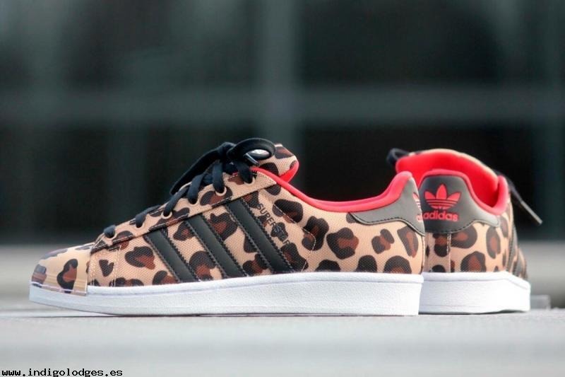 adidas superstar animal print mujer