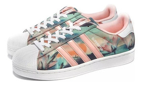 adidas superstar floreadas