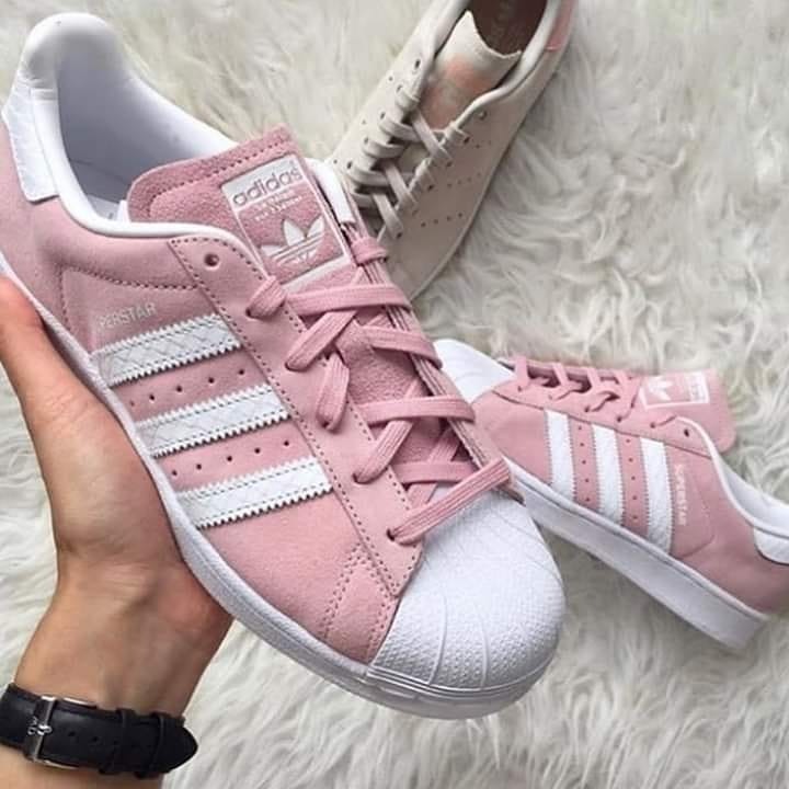 adidas superstar rosa gamuza