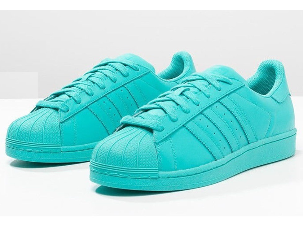 zapatillas superstar verdes