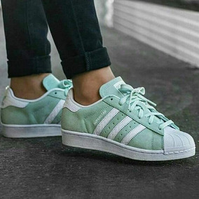 superstar adidas verde agua