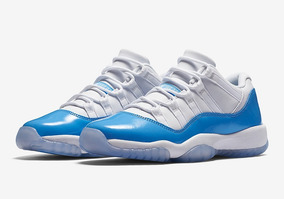 tenis jordan 11 azul con blanco