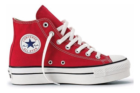 converse plataforma roja