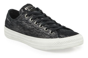 converse negras con brillo