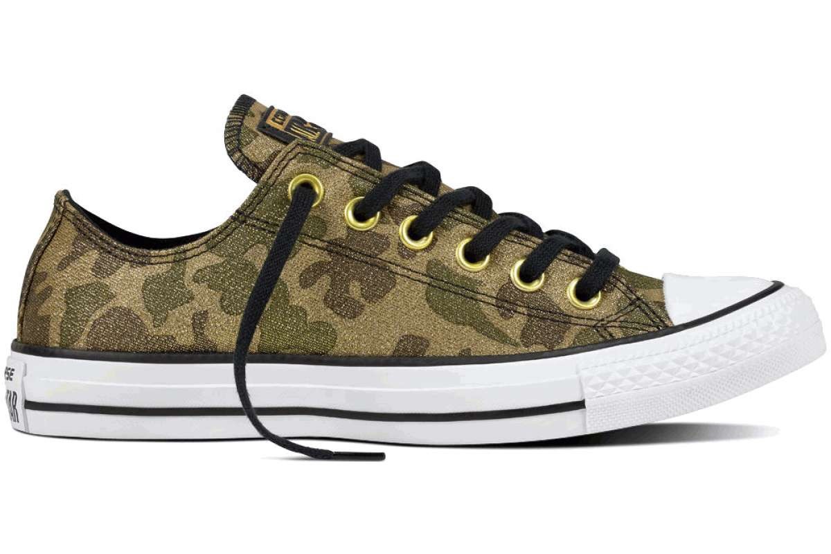 zapatillas converse mujer verde militar