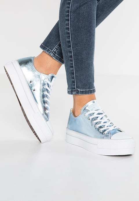 converse metalizadas plataforma