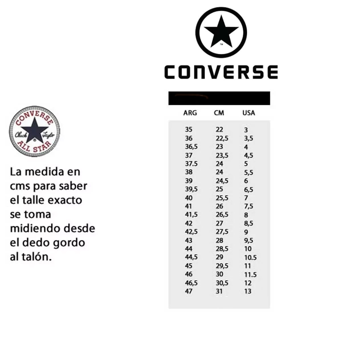 Tallas Converse Equivalencia Argentina Factory Sale, 54% | www.bridgepartnersllc.com