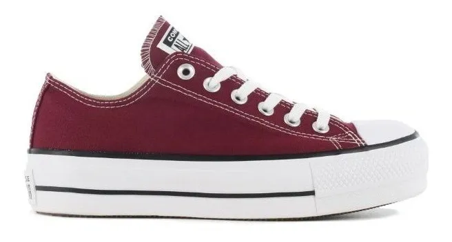 zapatillas converse plataforma granate zapatillas converse plataforma granate