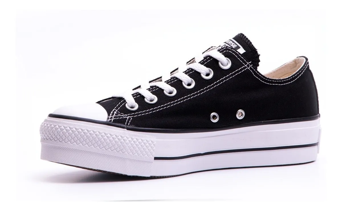 converse negras chuck taylor plataforma converse negras chuck taylor plataforma