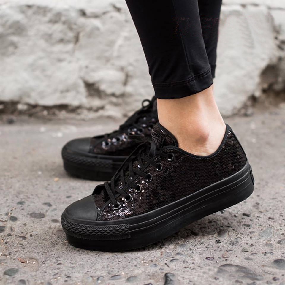 Conciliador disparar reflujo Converse Lentejuelas Negras Hotsell, SAVE 49% - raptorunderlayment.com