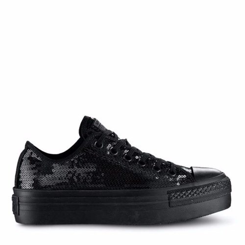 converse negras enteras altas