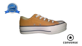 converse plataforma mostaza