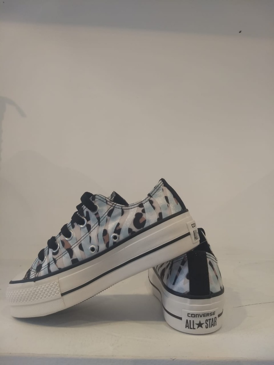 converse plataforma animal print