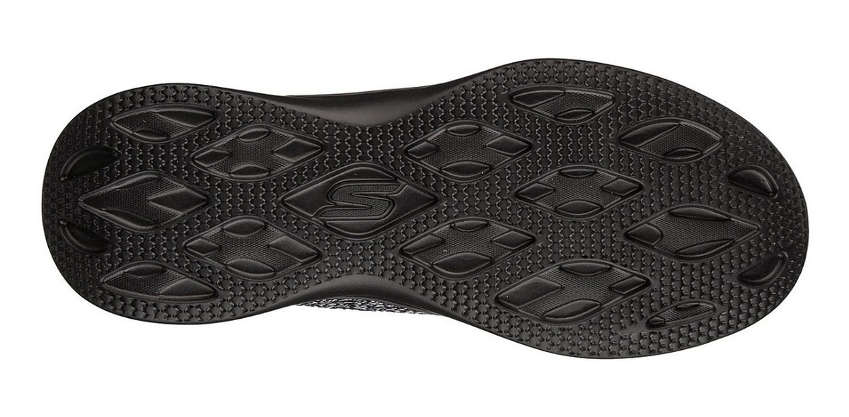 skechers go step hombre negro