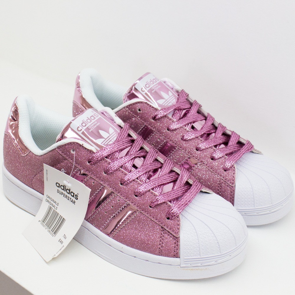 superstar adidas mujer rosas