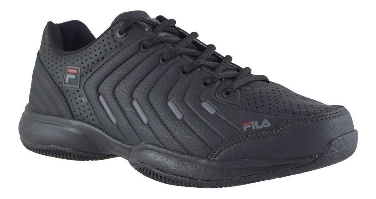 Zapatillas Fila De Tenis Lugano 5.0 Negras Para Hombre Zapatillas Fila De Tenis Lugano 5.0 Negras Para Hombre