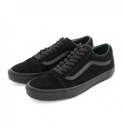 vans negras enteras hombre