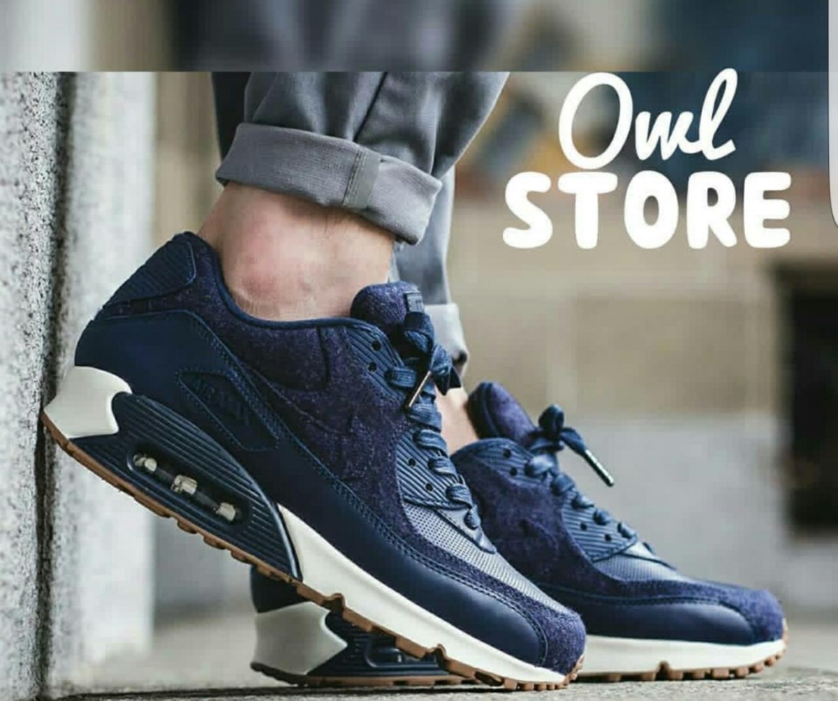 air max 90 azules hombre