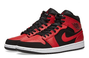 nike rojas con negro